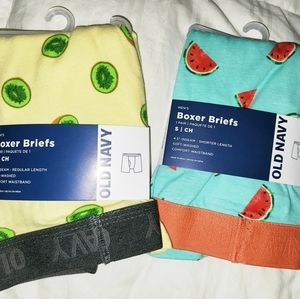 Old Navy Soft Washed Boxer Briefs Small NWT 2 pair